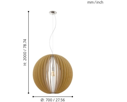 Подвесной светильник Cossano 94766 Eglo