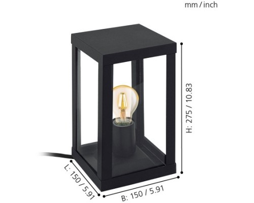 Наземный светильник Alamonte 1 94789 Eglo