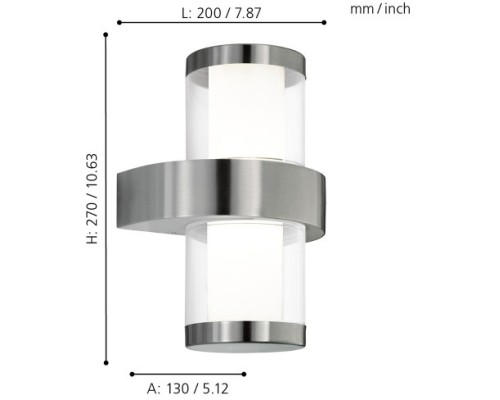 Настенный светильник уличный Beverly 1 94799 Eglo