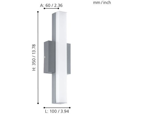 Настенный светильник уличный Acate 94845 Eglo