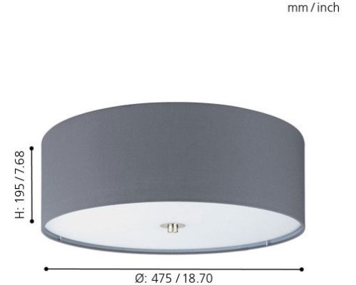 Потолочный светильник Pasteri 94921 Eglo