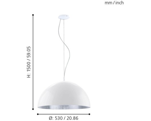 Подвесной светильник Gaetano 1 94941 Eglo