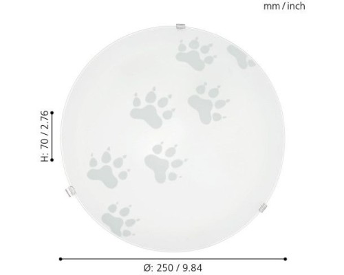 Настенно-потолочный светильник Mars 94971 Eglo