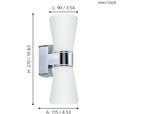 Настенный светильник Cailin 94989 Eglo