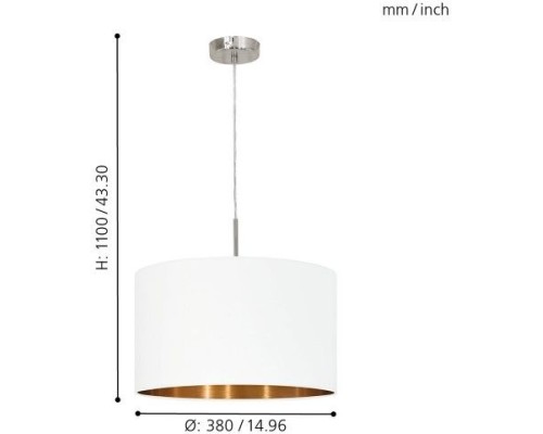 Подвесной светильник Pasteri 95044 Eglo