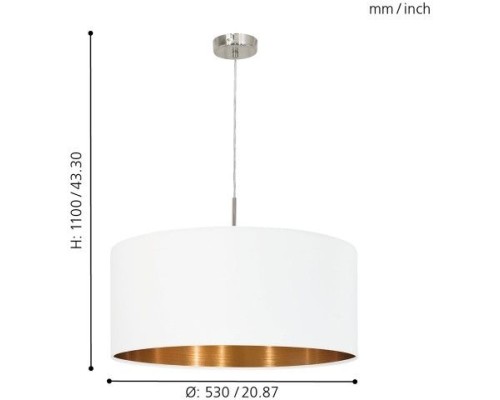 Подвесной светильник Pasteri 95045 Eglo