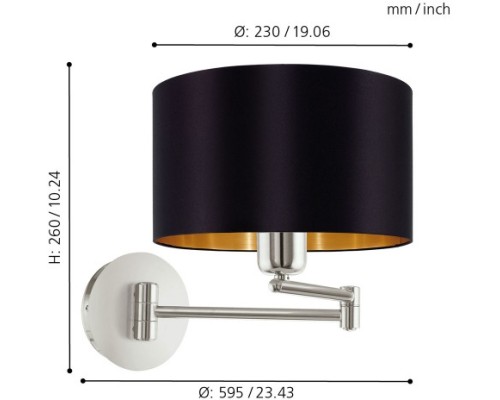 Бра Maserlo 95054 Eglo