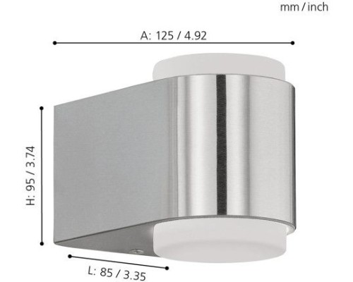 Настенный светильник уличный Briones 95079 Eglo