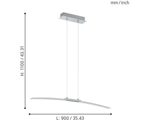 Подвесной светильник Lasana 95147 Eglo