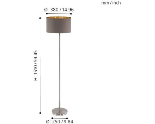 Торшер Maserlo 95172 Eglo