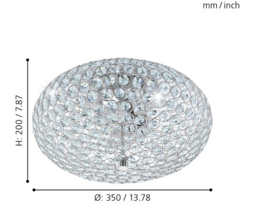 Потолочный светильник Clemente 95284 Eglo