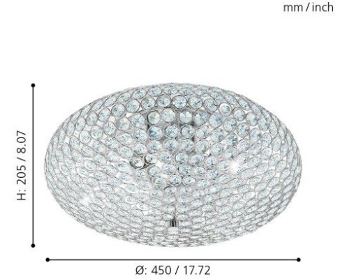 Потолочный светильник Clemente 95285 Eglo