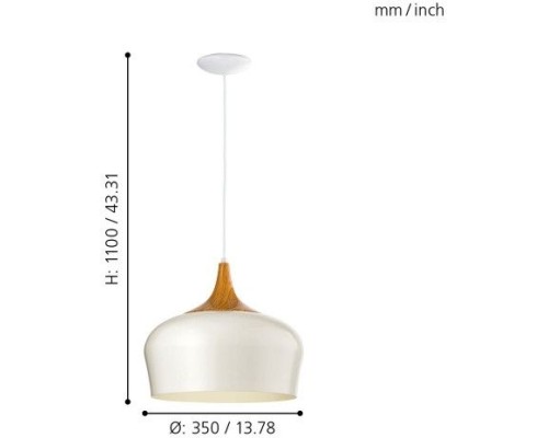 Подвесной светильник Obregon 95383 Eglo