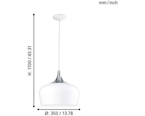 Подвесной светильник Obregon 95384 Eglo