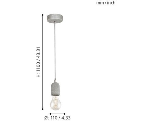 Подвесной светильник Silvares 95522 Eglo