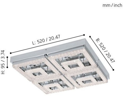 Потолочный светильник Fradelo 95661 Eglo