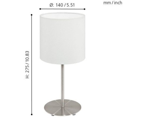 Настольная лампа Pasteri 95725 Eglo