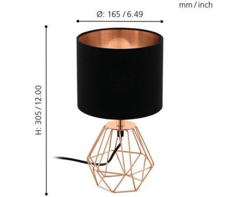 Настольная лампа Carlton 2 95787 Eglo