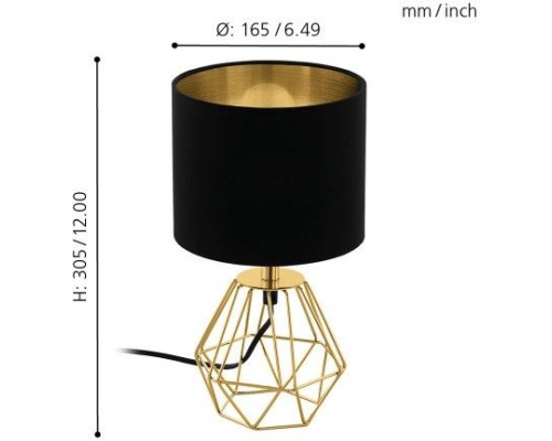 Настольная лампа Carlton 2 95788 Eglo