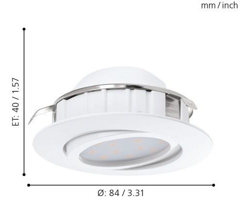 Точечный светильник Pineda 95857 Eglo