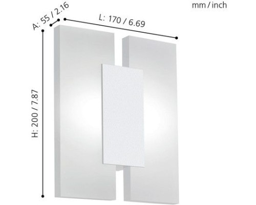 Бра Metrass 2 96042 Eglo