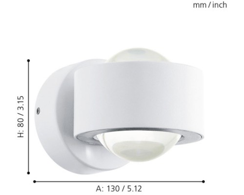 Настенный светильник Ono 2 96048 Eglo