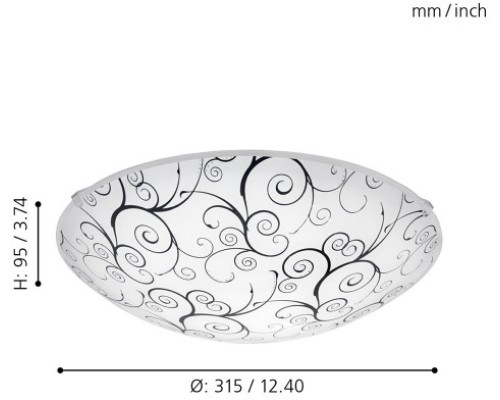 Настенно-потолочный светильник Margitta 1 96117 Eglo