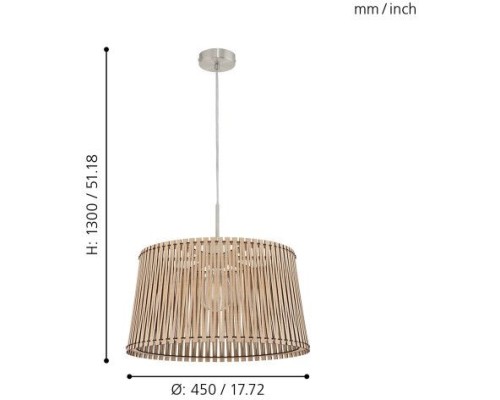 Подвесной светильник Sendero 96193 Eglo