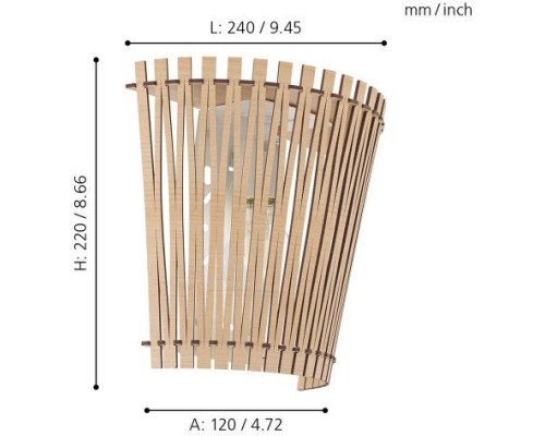 Бра Sendero 96195 Eglo