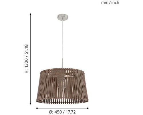 Подвесной светильник Sendero 96199 Eglo