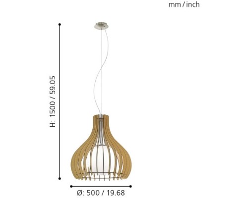 Подвесной светильник Tindori 96214 Eglo