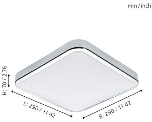 Настенно-потолочный светильник Manilva 1 96229 Eglo