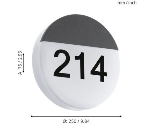 Настенный светильник уличный Oropos 96238 Eglo