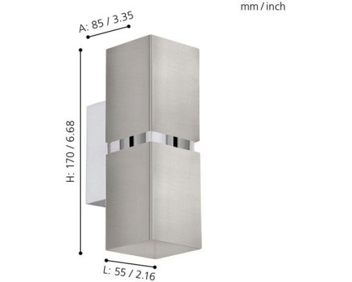 Настенный светильник Passa 96264 Eglo