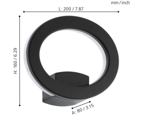 Настенный светильник уличный Emollio 96275 Eglo