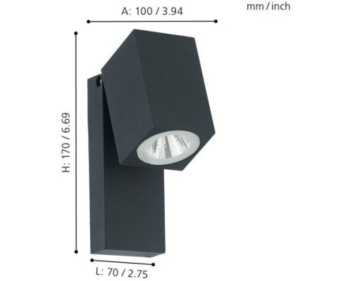 Настенный светильник уличный Sakeda 96286 Eglo