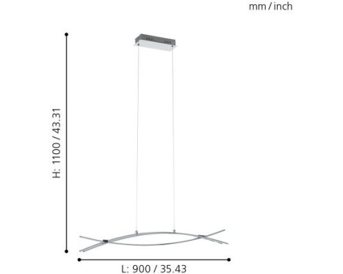 Подвесной светильник Nevado 96331 Eglo