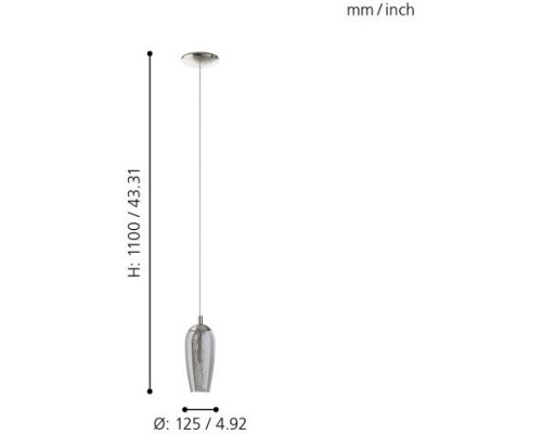 Подвесной светильник Farsala 96343 Eglo