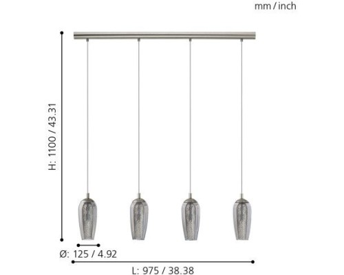 Подвесной светильник Farsala 96344 Eglo
