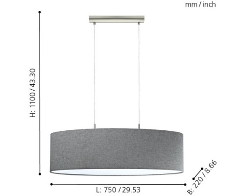 Подвесной светильник Pasteri 96369 Eglo