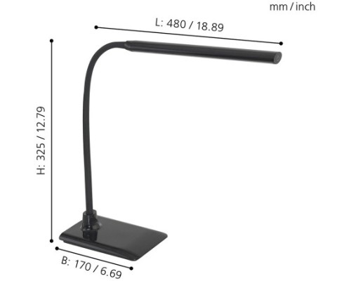 Интерьерная настольная лампа Laroa 96438 Eglo