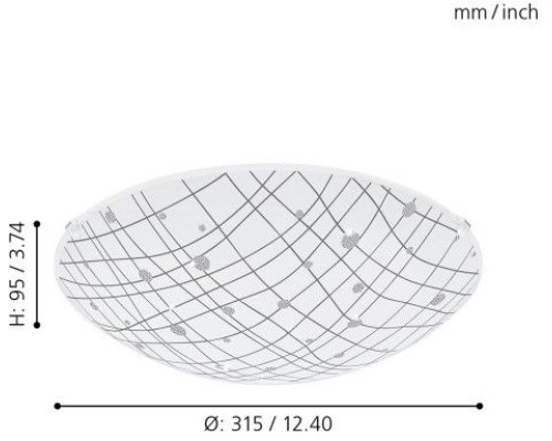 Настенно-потолочный светильник Vereda 96472 Eglo