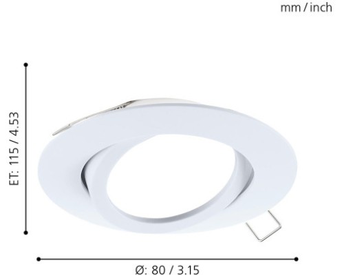 Точечный светильник Tedo 96616 Eglo