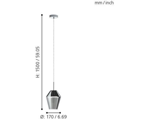 Подвесной светильник Murmillo 96773 Eglo