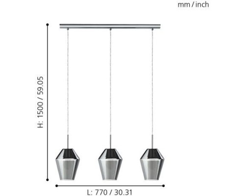 Подвесной светильник Murmillo 96774 Eglo