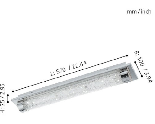 Настенно-потолочный светильник Tolorico 97055 Eglo