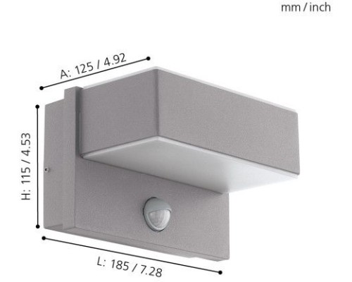 Настенный светильник уличный Azzinano 97159 Eglo
