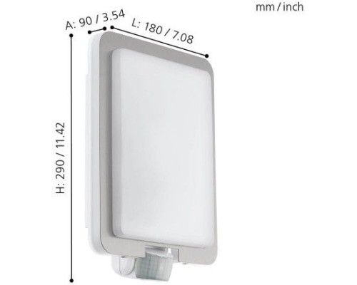 Настенный светильник уличный Mussotto 97218 Eglo
