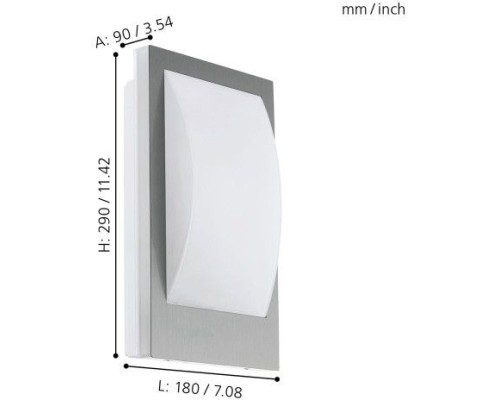 Настенный светильник уличный Verres-c 97239 Eglo