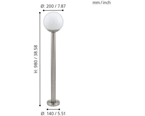 Наземный светильник Nisia-c 97249 Eglo